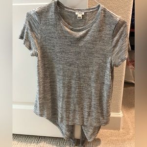J Crew tie back shirt